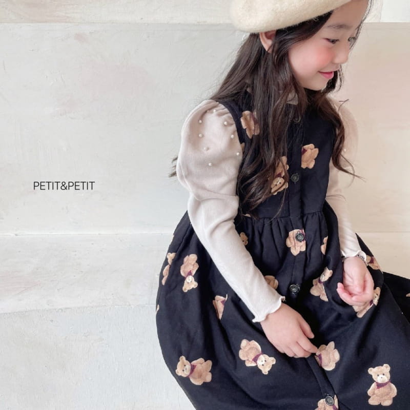 PETIT & PETIT - Korean Children Fashion - #Kfashion4kids - Bear Bonding One-piece - 7