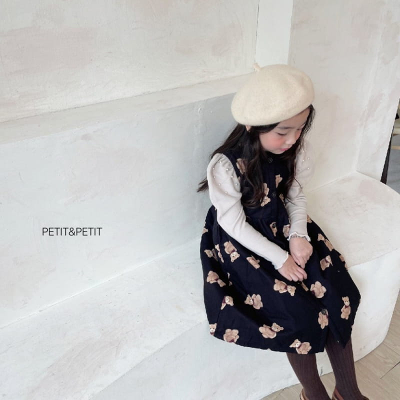 PETIT & PETIT - Korean Children Fashion - #Kfashion4kids - Bear Bonding One-piece - 8
