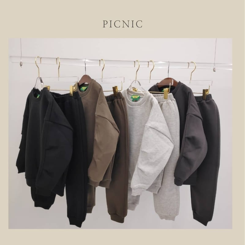 PICNIC - Korean Children Fashion - #Kfashion4kids - Daily Training Top Bottom Set