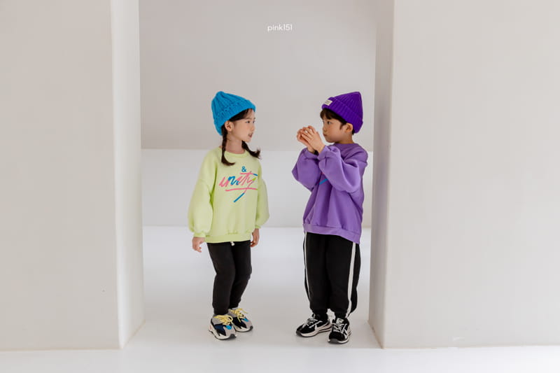 PINK151 - Korean Children Fashion - #Kfashion4kids - Love Tape Jogger Pants - 11