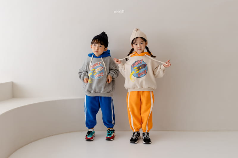 PINK151 - Korean Children Fashion - #Kfashion4kids - Love Tape Jogger Pants - 3