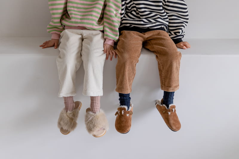 PINK151 - Korean Children Fashion - #Kfashion4kids - Fleece Span Rib Pants - 5