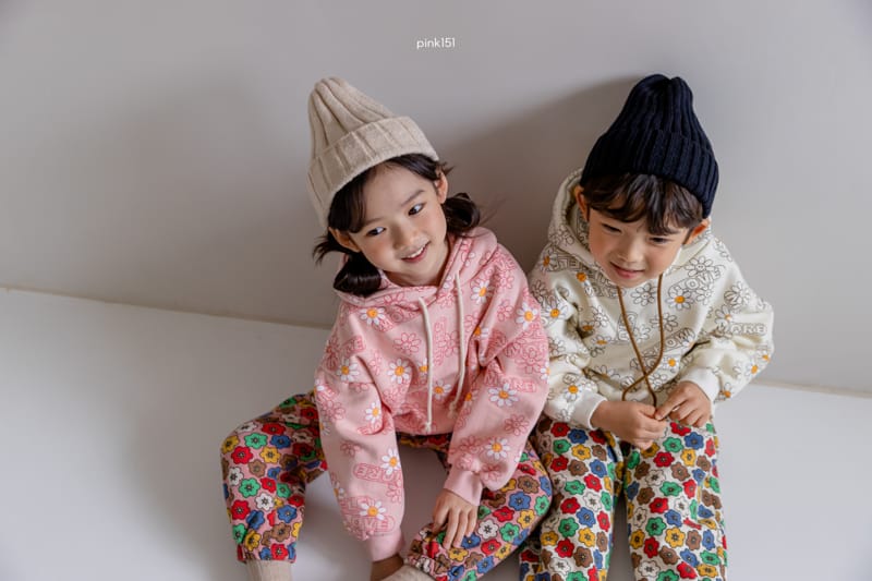 PINK151 - Korean Children Fashion - #Kfashion4kids - Flower Party Jogger Pants - 11