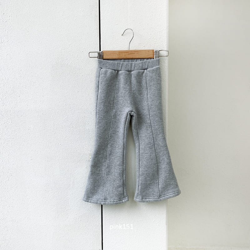 PINK151 - Korean Children Fashion - #Kfashion4kids - Fleece Slit Bootscut  - 9