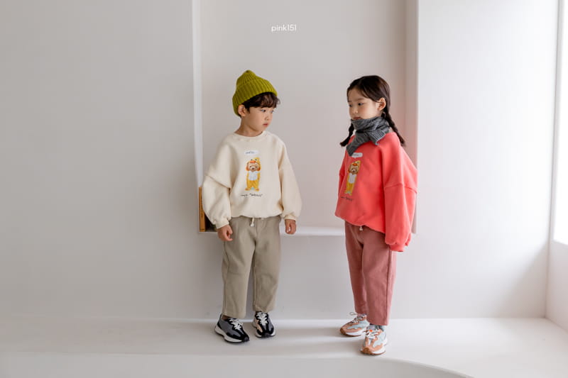 PINK151 - Korean Children Fashion - #Kfashion4kids - Fleece Span Baggy Pants - 10