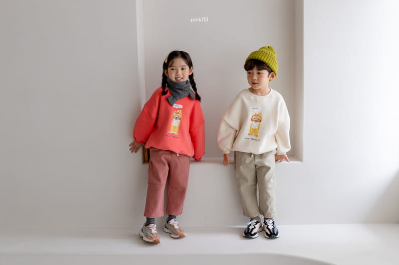PINK151 - Korean Children Fashion - #Kfashion4kids - Fleece Span Baggy Pants - 12