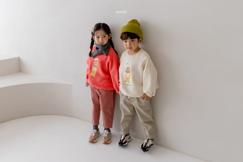 PINK151 - Korean Children Fashion - #Kfashion4kids - Fleece Span Baggy Pants - 3