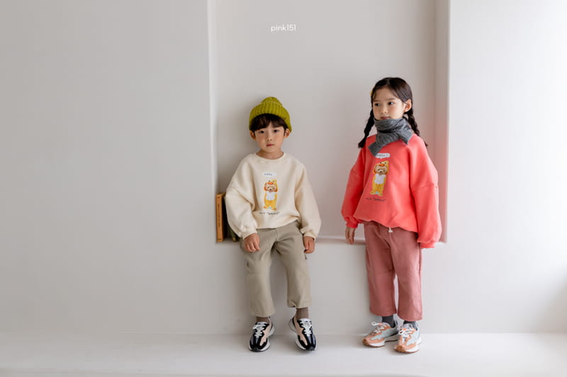 PINK151 - Korean Children Fashion - #Kfashion4kids - Fleece Span Baggy Pants - 9