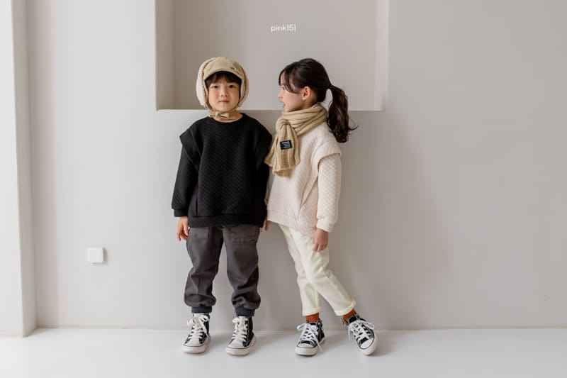 PINK151 - Korean Children Fashion - #Kfashion4kids - Sibori Slip Jogger Pants