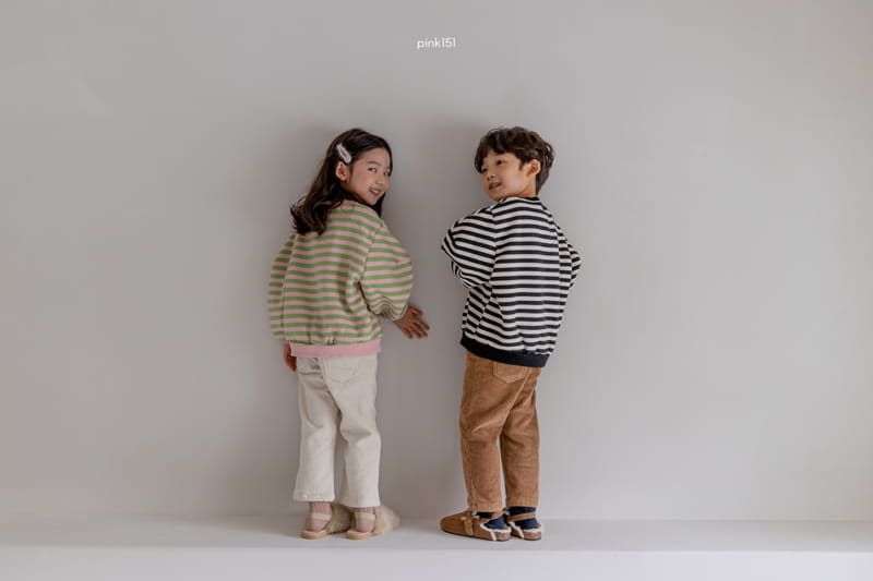 PINK151 - Korean Children Fashion - #Kfashion4kids - Trendy Stripes Sweatshirt - 10