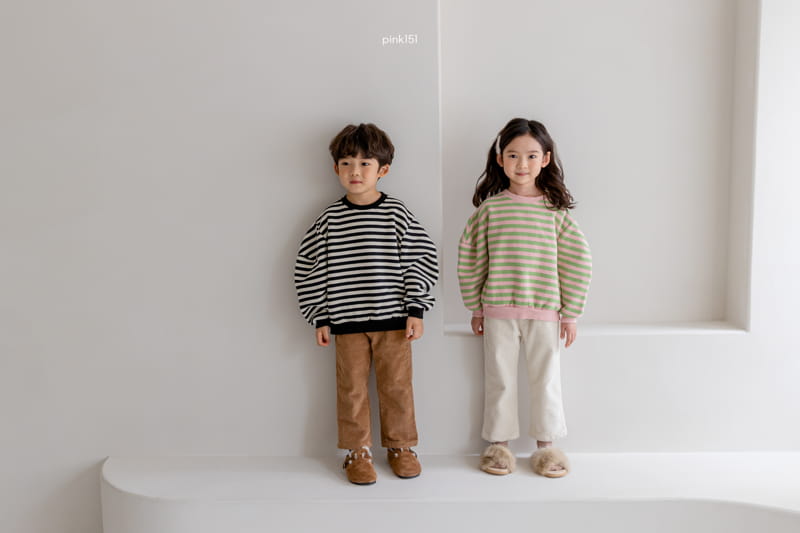 PINK151 - Korean Children Fashion - #Kfashion4kids - Trendy Stripes Sweatshirt - 11