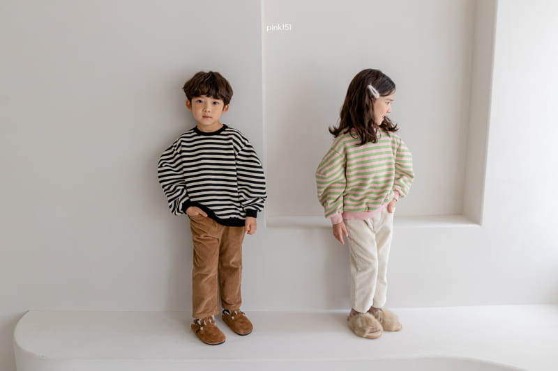 PINK151 - Korean Children Fashion - #Kfashion4kids - Trendy Stripes Sweatshirt - 3