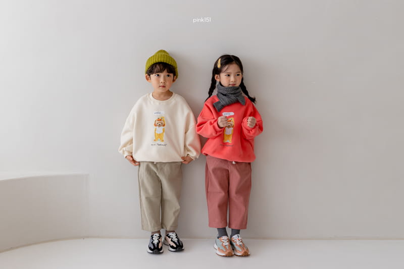 PINK151 - Korean Children Fashion - #Kfashion4kids - Duck Bear Sweatshirt