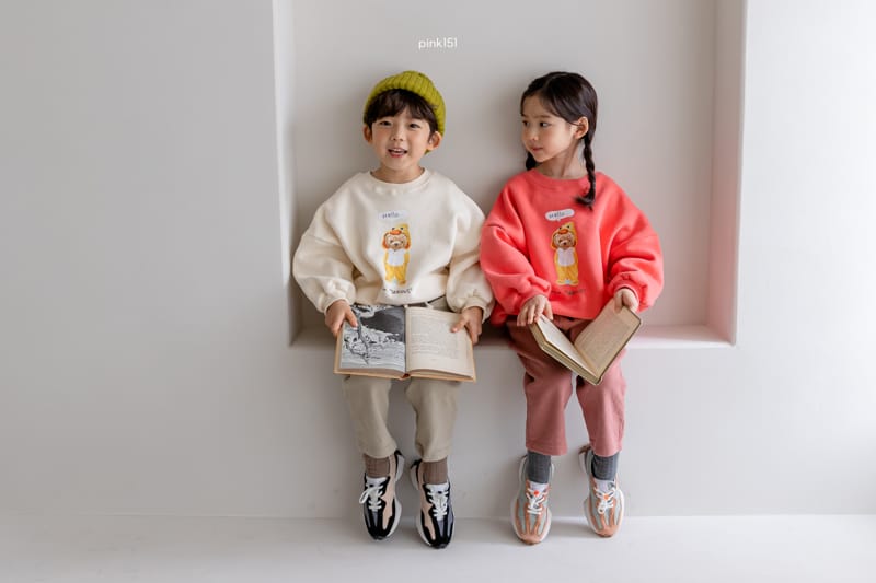 PINK151 - Korean Children Fashion - #Kfashion4kids - Duck Bear Sweatshirt - 12