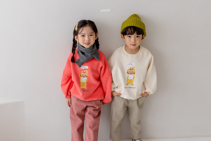 PINK151 - Korean Children Fashion - #Kfashion4kids - Duck Bear Sweatshirt - 6