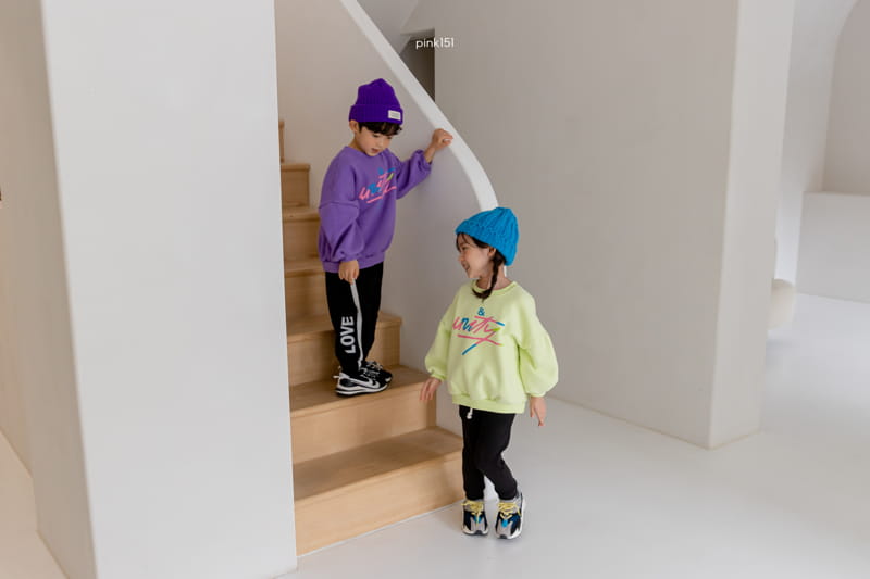 PINK151 - Korean Children Fashion - #Kfashion4kids - Neon Uni Tee Sweatshirt - 3