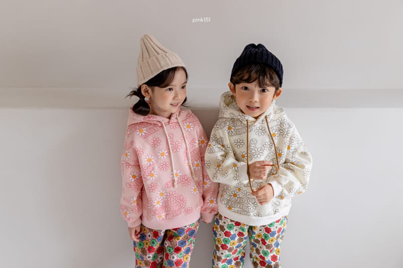 PINK151 - Korean Children Fashion - #Kfashion4kids - Love Flower Hoody - 10