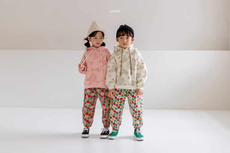 PINK151 - Korean Children Fashion - #Kfashion4kids - Love Flower Hoody - 3