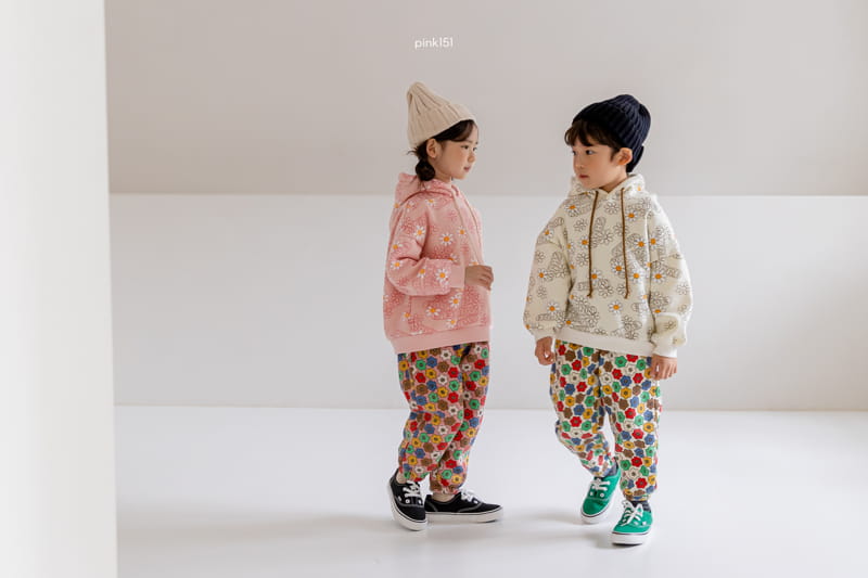 PINK151 - Korean Children Fashion - #Kfashion4kids - Love Flower Hoody - 4