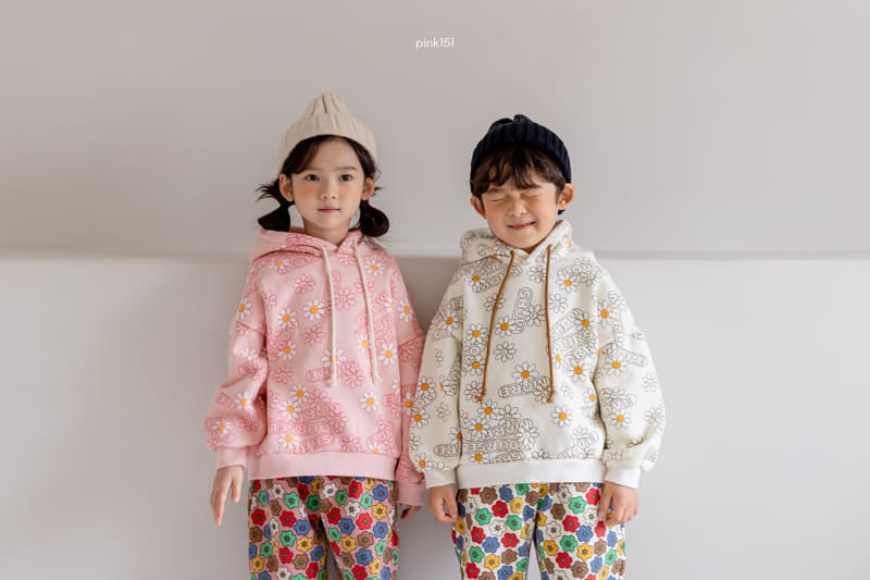 PINK151 - Korean Children Fashion - #Kfashion4kids - Love Flower Hoody - 9