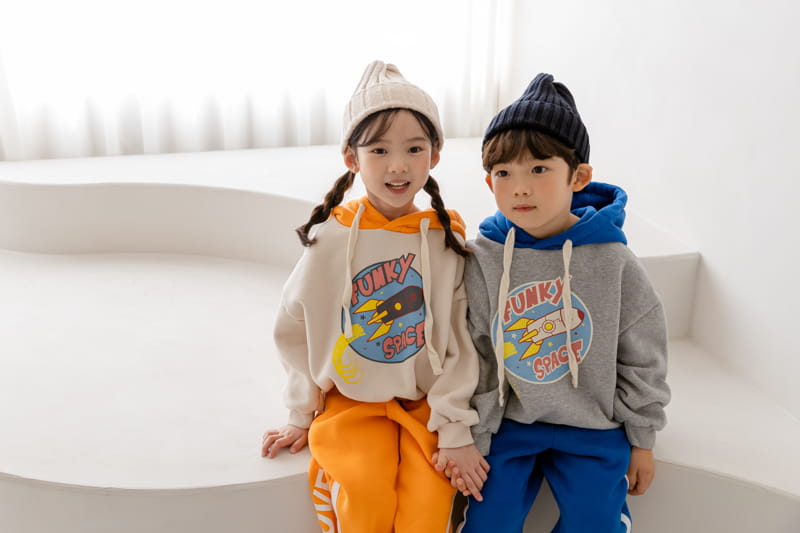 PINK151 - Korean Children Fashion - #Kfashion4kids - Rocket Color Hoody - 10