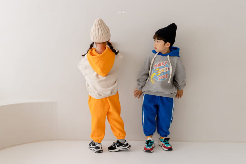PINK151 - Korean Children Fashion - #Kfashion4kids - Rocket Color Hoody - 6