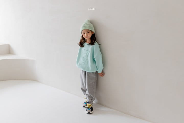 PINK151 - Korean Children Fashion - #Kfashion4kids - Fleece Embo Bear Sweatshirt - 5