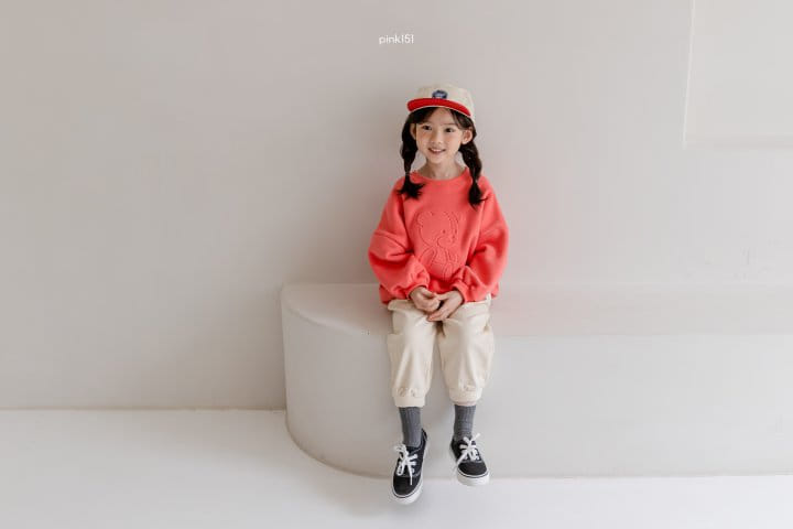 PINK151 - Korean Children Fashion - #Kfashion4kids - Fleece Embo Bear Sweatshirt - 9