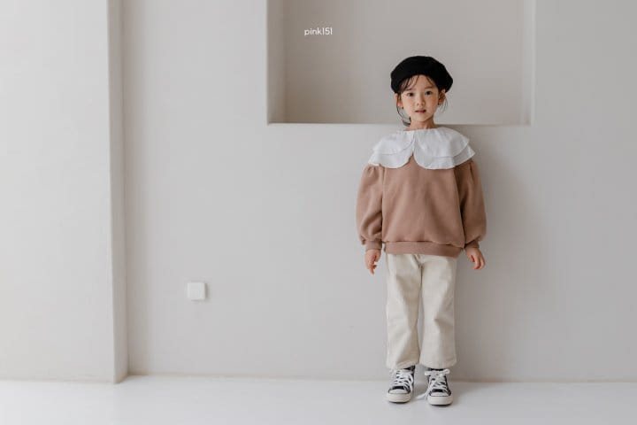 PINK151 - Korean Children Fashion - #Kfashion4kids - Rosy Double Collar Sweatshirt - 10
