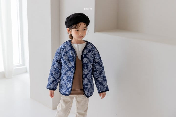 PINK151 - Korean Children Fashion - #Kfashion4kids - Rivers Quilting Reversible Jumper - 12