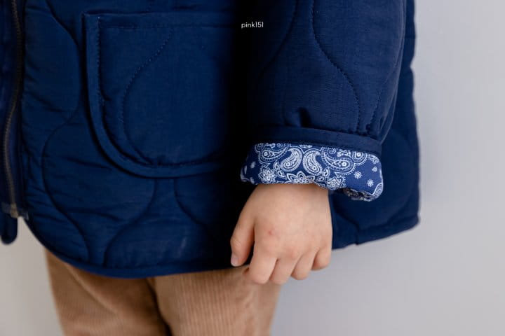 PINK151 - Korean Children Fashion - #Kfashion4kids - Rivers Quilting Reversible Jumper - 6