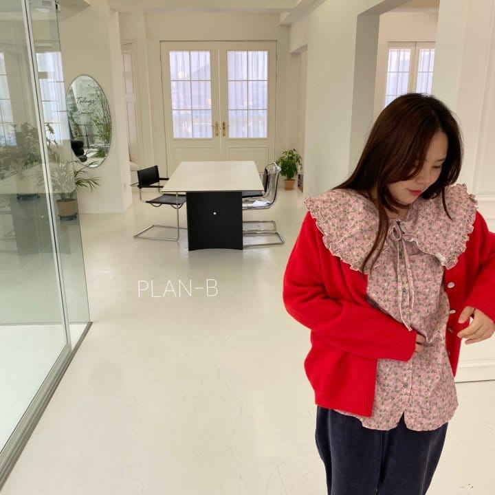 PLAN B - Korean Children Fashion - #Kfashion4kids - Mom Flower Painting Rib Blouse - 12