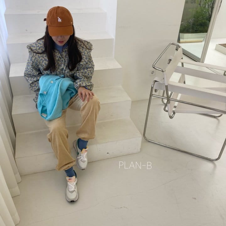 PLAN B - Korean Children Fashion - #Kfashion4kids - Mom Flower Painting Rib Blouse - 6