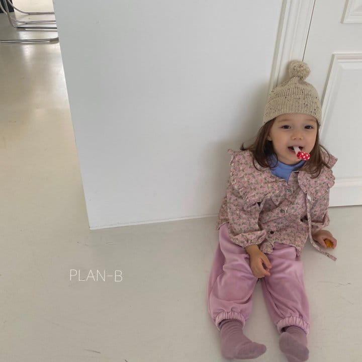 PLAN B - Korean Children Fashion - #Kfashion4kids - Flower Painting Rib Blouse - 3