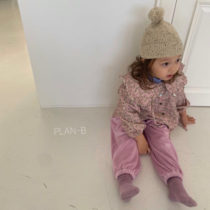 PLAN B - Korean Children Fashion - #Kfashion4kids - Flower Painting Rib Blouse - 4