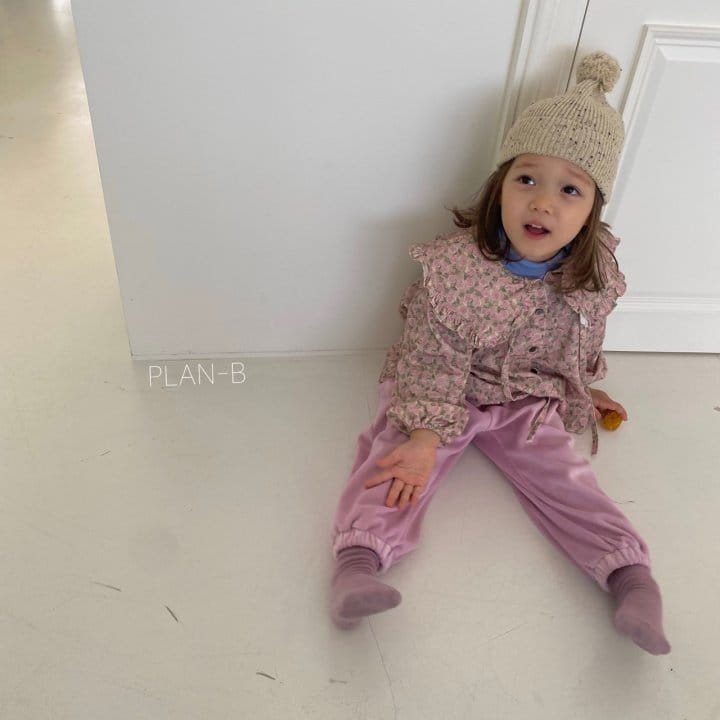 PLAN B - Korean Children Fashion - #Kfashion4kids - Flower Painting Rib Blouse - 5
