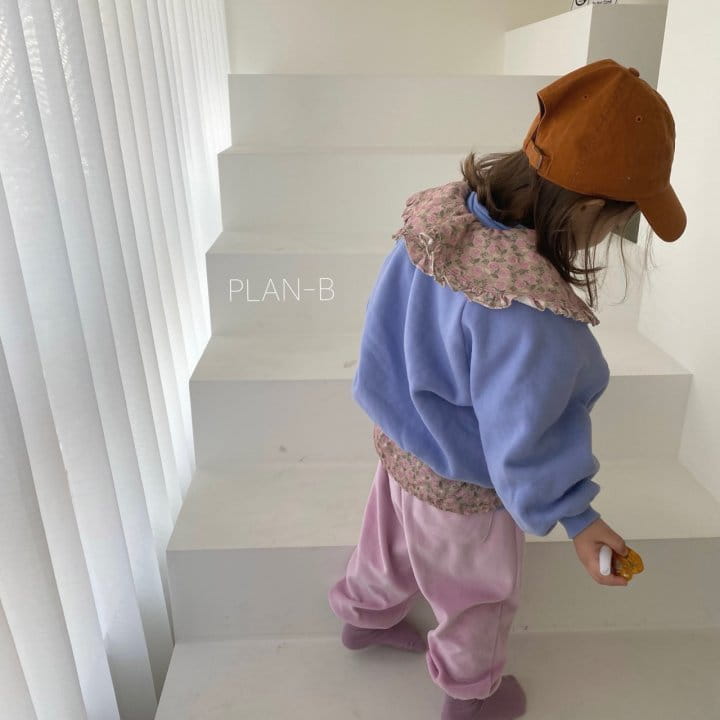 PLAN B - Korean Children Fashion - #Kfashion4kids - Flower Painting Rib Blouse - 6