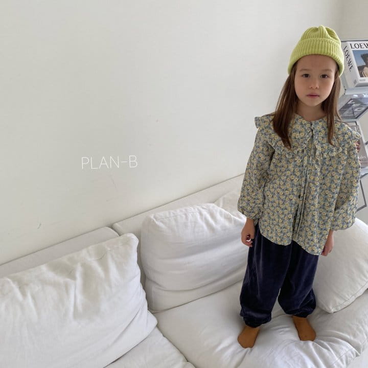PLAN B - Korean Children Fashion - #Kfashion4kids - Flower Painting Rib Blouse - 7