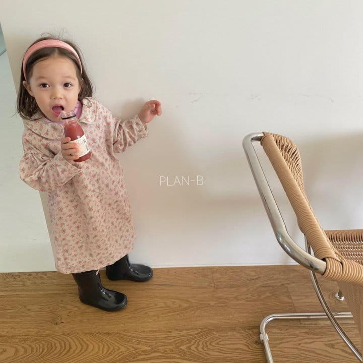 PLAN B - Korean Children Fashion - #Kfashion4kids - Circle Flower One-piece