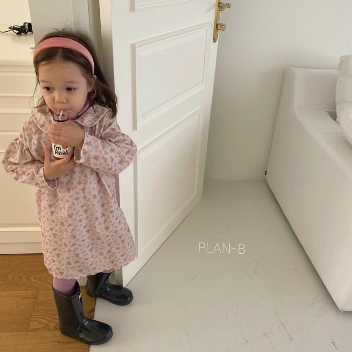 PLAN B - Korean Children Fashion - #Kfashion4kids - Circle Flower One-piece - 12