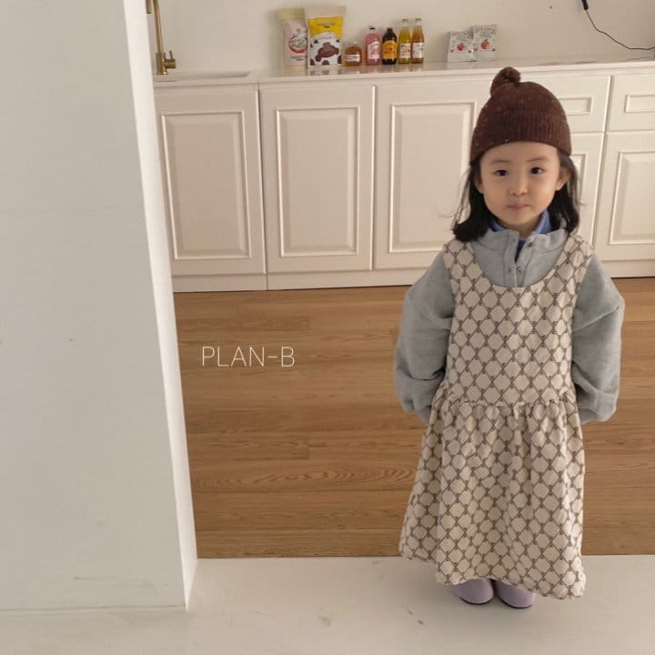 PLAN B - Korean Children Fashion - #Kfashion4kids - Layered Sleeveless One-piece - 2