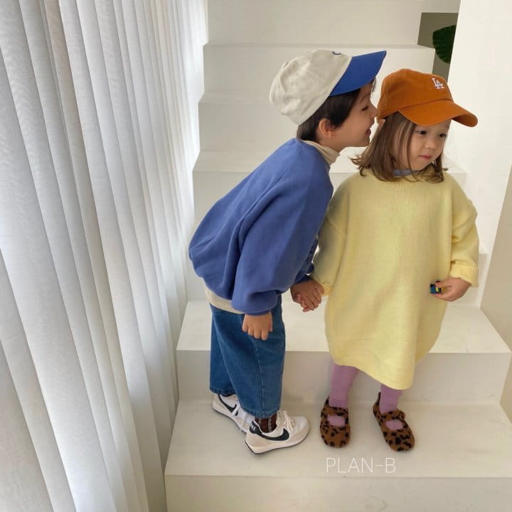 PLAN B - Korean Children Fashion - #Kfashion4kids - Simple Knit One-piece - 12