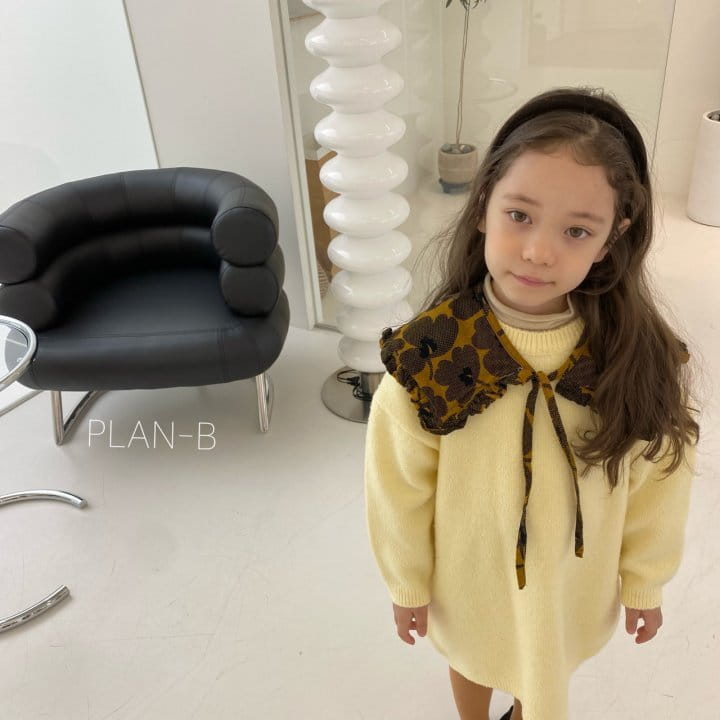 PLAN B - Korean Children Fashion - #Kfashion4kids - Simple Knit One-piece - 3