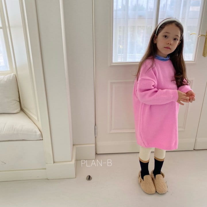 PLAN B - Korean Children Fashion - #Kfashion4kids - Simple Knit One-piece - 5