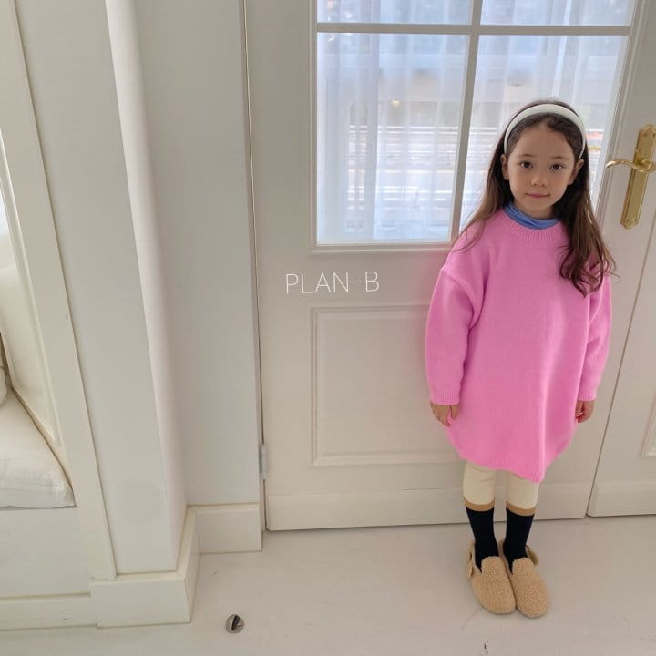 PLAN B - Korean Children Fashion - #Kfashion4kids - Simple Knit One-piece - 6