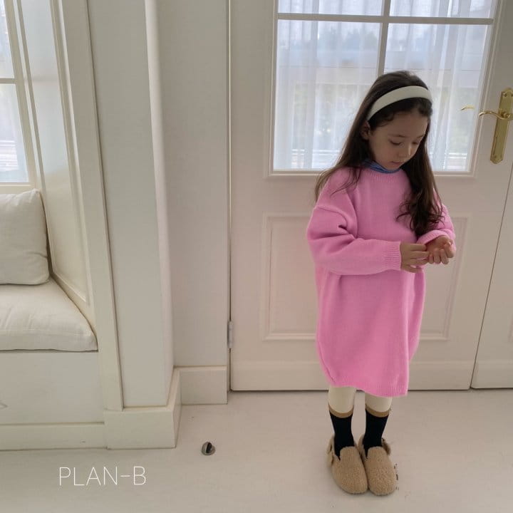 PLAN B - Korean Children Fashion - #Kfashion4kids - Simple Knit One-piece - 8