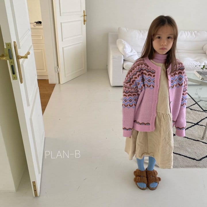 PLAN B - Korean Children Fashion - #Kfashion4kids - Big Rib Simple One-piece - 2