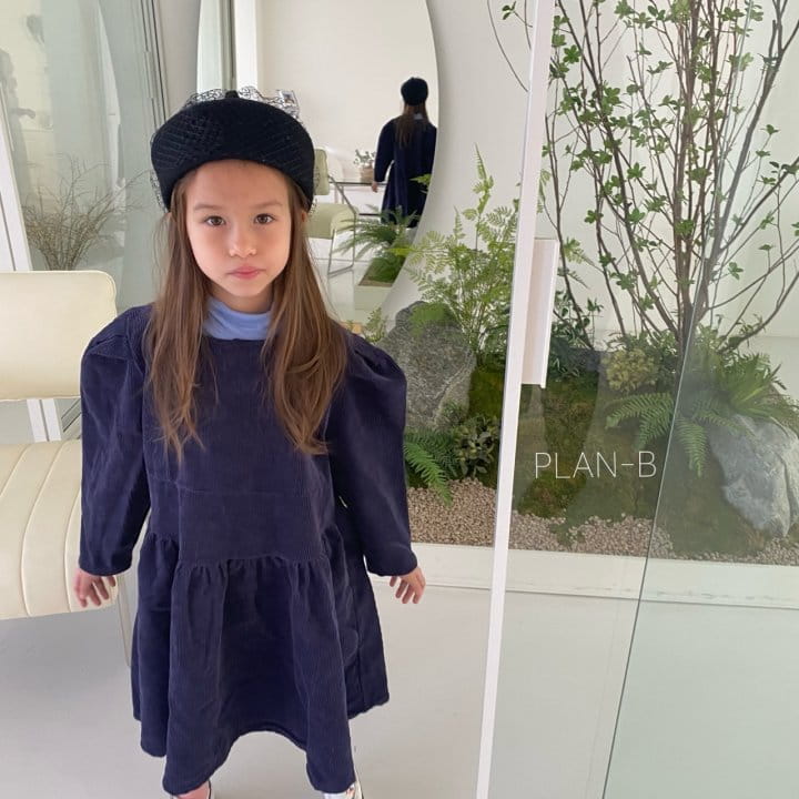 PLAN B - Korean Children Fashion - #Kfashion4kids - Big Rib Simple One-piece - 3