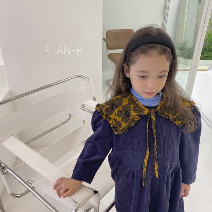 PLAN B - Korean Children Fashion - #Kfashion4kids - Big Rib Simple One-piece - 6