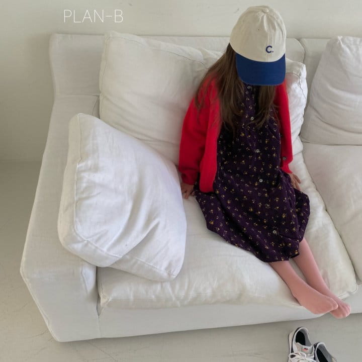PLAN B - Korean Children Fashion - #Kfashion4kids - Small Flower Collar One-piece - 3